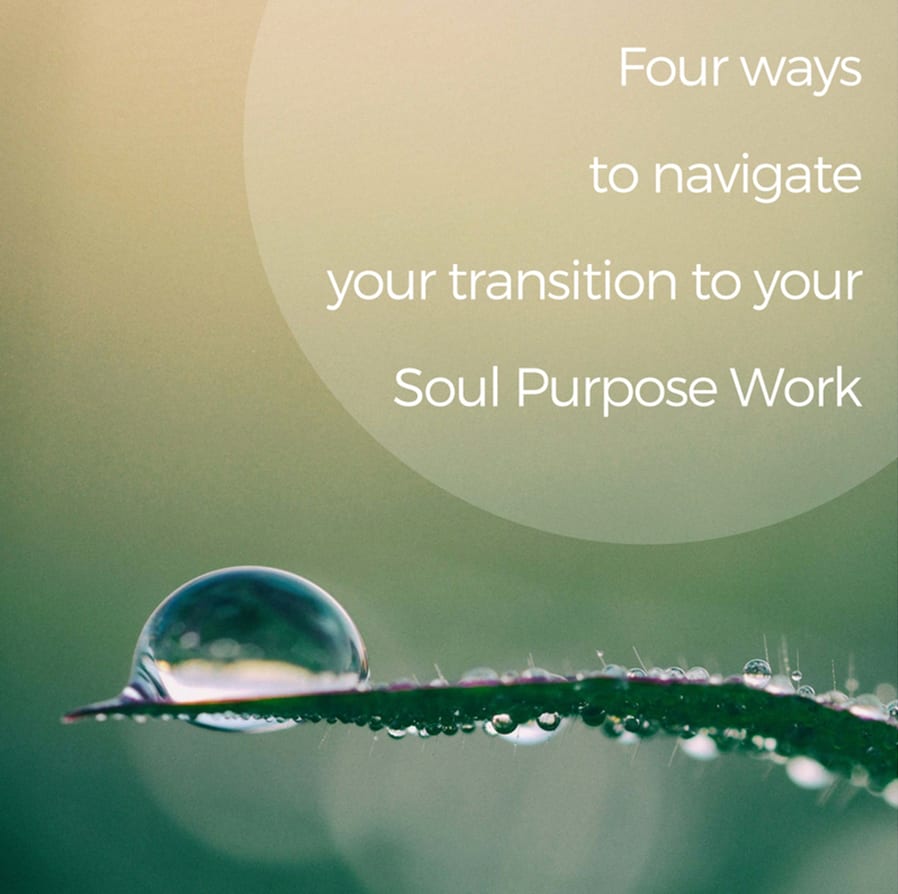 4 Ways to Navigate Your Transition to Your Soul Purpose Work